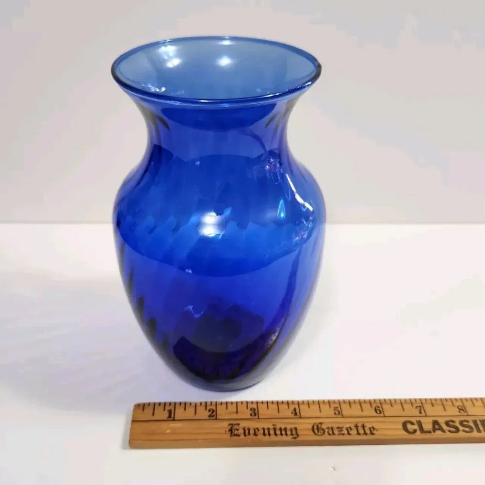 Vtg Illusions Cobalt Blue 8